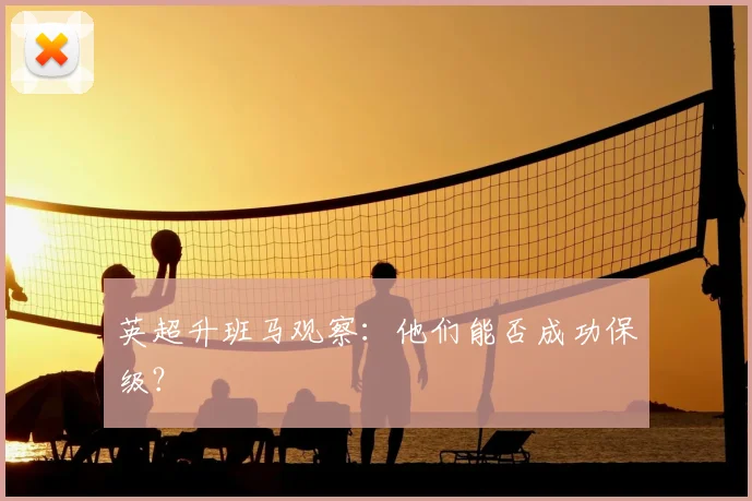 英超升班马观察:他们能否成功保级?